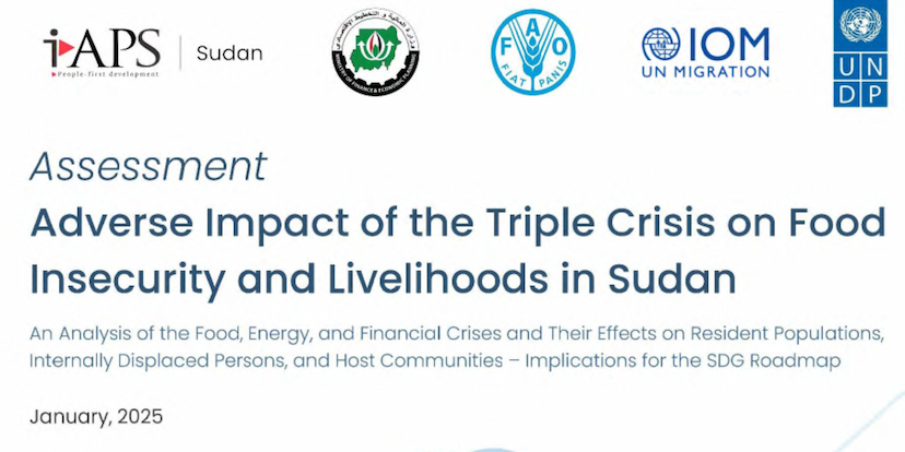 i-APS Project Adverse Impact of the Triple Crisis on Food Insecurity and Livelihoods in Sudan