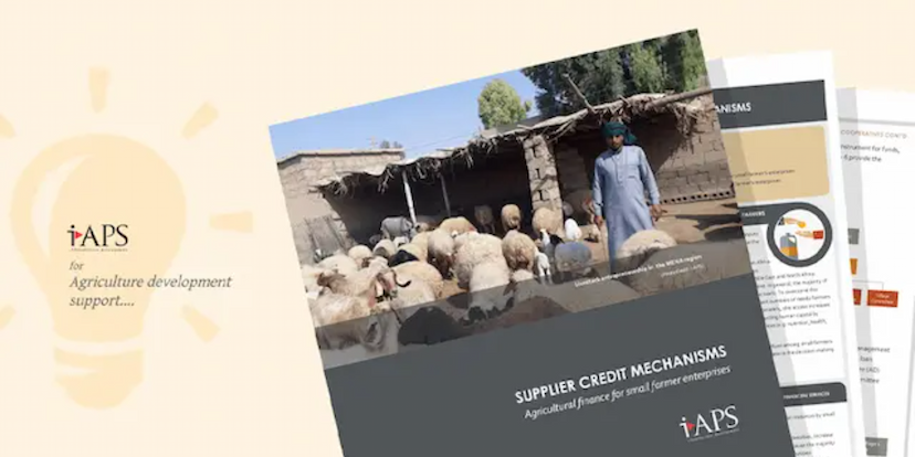 i-APS Project Supplier Credit Mechanisms: Agriculture Finance for Small Farmer Enterprises